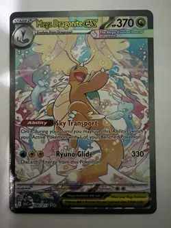Mega Dragonite Ex 290/217 Full Art Secret Rare Pokemon Card - Image 1