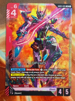 Gundam Card Game- GFreD - Steel Requiem (GD03-035) Legend Rare - Image 1