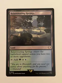 MTG Rejuvenating Springs Commander Masters Regular Rare NM - Image 1