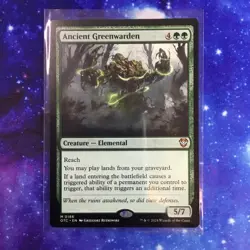 Ancient Greenwarden 0186 Non Foil Mythic Outlaws of Thunder Junction MTG NM - Image 1