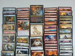Magic 100 Commander Deck Firesong Sunspear Minotaur LIFEGAIN BURN MTG Ready Play - Image 2