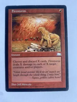 Firestorm - Weatherlight - MTG - Reserved List - MP - Magic the Gathering - Image 1
