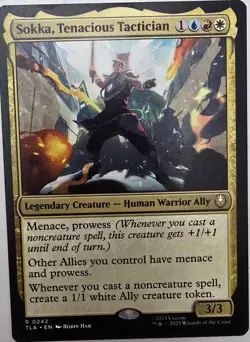 MTG Sokka, Tenacious Tactician Commander Deck Allies & Token Swarm EDH - Image 1