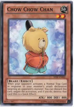 Yugioh - Chow Chow Chan SHSP-EN002 Unlimited - Shadow Specters - Image 1