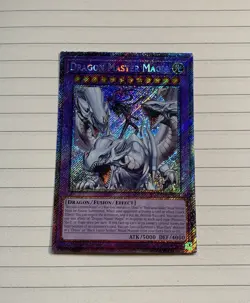 Yu-Gi-Oh Stampede Dragon Master Magia Platinum Secret Rare 1st Ed. #RA04-EN055 - Image 1
