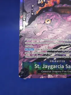One Piece Carrying On His Will St Jaygarcia Saturn OP13-083 Alternate Alt Art NM - Image 5