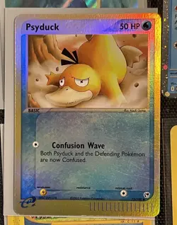 #2 Psyduck 73/100 EX Sandstorm 2003 Reverse Holo e-Series Pokemon Card TCG MP - Image 1