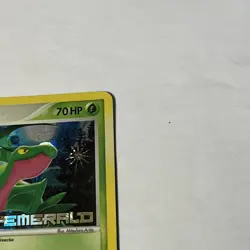 Pokemon TCG Grovyle Card 28/106 Emerald Reverse Holo Mp - Image 5