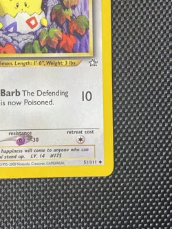 Pokemon Card - Togepi Neo Genesis 51/111 Uncommon LP+ - Image 4