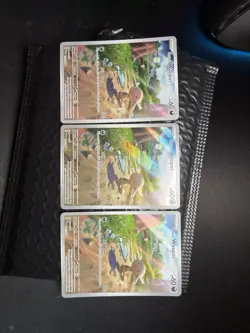 Pokemon Paldean Wooper Holo Card Lot 3x English Standard PAL 102/094 - Image 1