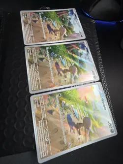 Pokemon Paldean Wooper Holo Card Lot 3x English Standard PAL 102/094 - Image 3