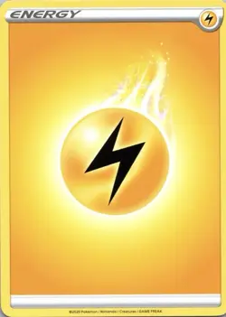 Lightning Energy (2022 Unnumbered) Common SWSH09 Brilliant Stars LP Pokemon Card - Image 1