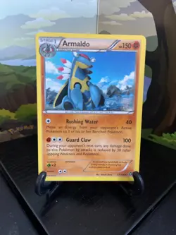 Armaldo 57/114 - Steam Siege - Rare - Pokemon Card TCG - LP - Image 1