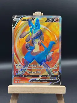 Lucario V SWSH213 SWSH: Sword & Shield Black Star Promo Pokemon Card #SWSH213 - Image 1