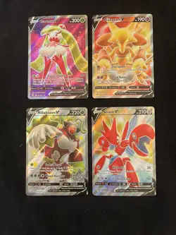 All Holos Full Art V Pokemon Card Collection Vintage Reverse LOT BANGER LOT TCG - Image 1