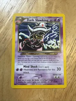Pokemon Trading Card DARK SLOWKING - 20/105 - Neo Destiny Rare NM - Image 1