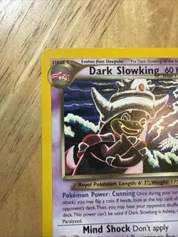 Pokemon Trading Card DARK SLOWKING - 20/105 - Neo Destiny Rare NM - Image 2