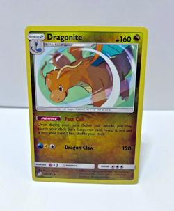 Dragonite 119/181 Pokemon Card TCG - Sun & Moon: Team Up - Reverse Holo - NM - Image 1
