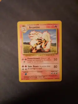 Pokemon Arcanine Uncommon 23/102 mint base card - Image 4