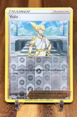 Volo 169/196 Reverse Holo Lost Origin Trainer Pokemon Card NM - Image 1