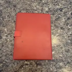 Vintage 1999 Pokemon Pikachu Red Binder TCG Album Snap 30 Page Holder & cards - Image 4