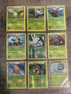 Pokemon TCG Vivillon Illustration Rare Card Plus 8 More Grass And Bug Type Cards - Image 1