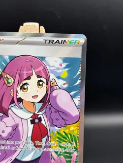 Pokemon Card TCG - Lacey 166/142 Ultra Rare Full Art Trainer Stellar Crown NM - Image 4
