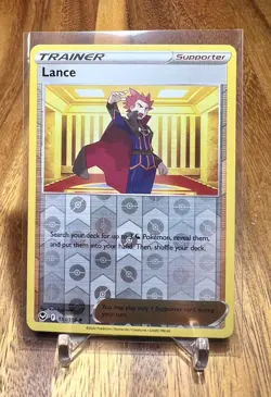 Lance 159/195 Reverse Holo Silver Tempest Pokemon Trainer Card NM - Image 1