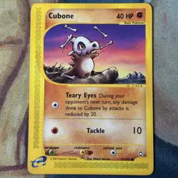 Pokemon Card | Cubone Aquapolis 72/147 2002 E Reader WOTC Vintage - Image 1
