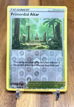 Primordial Altar 161/195 Silver Tempest Reverse Holo Uncommon Pokemon Card NM - Image 1