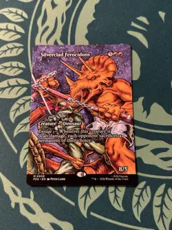 Silverclad Ferocidons Borderless NON Foil Teenage Mutant Ninja Turtles PZA MTG - Image 1