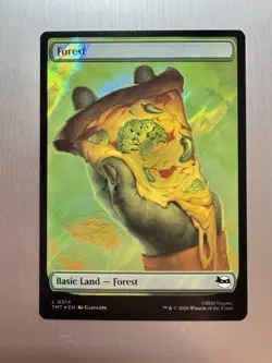 Forest - 314 - MTG: Teenage Mutant Ninja Turtles - Pizza Land - Surge Foil - Image 1