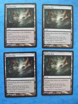 MTG Magic the Gathering BOJUKA BOG WORLDWAKE NM X4 (b) ACTUAL PICTURES - Image 1
