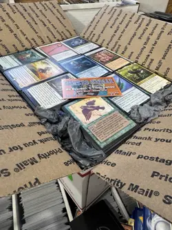 🧙17lbs+ 4200+ UNSEARCHED Magic The Gathering Bulk Lot LP/NM w/ Rares & Foils‼ - Image 1