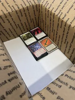 🧙17lbs+ 4200+ UNSEARCHED Magic The Gathering Bulk Lot LP/NM w/ Rares & Foils‼ - Image 2