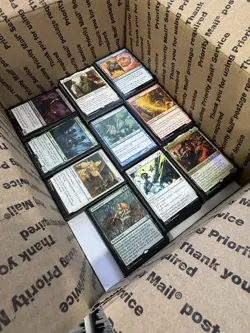 🧙17lbs+ 4200+ UNSEARCHED Magic The Gathering Bulk Lot LP/NM w/ Rares & Foils‼ - Image 4