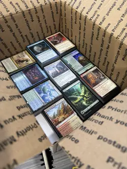 🧙17lbs+ 4200+ UNSEARCHED Magic The Gathering Bulk Lot LP/NM w/ Rares & Foils‼ - Image 5