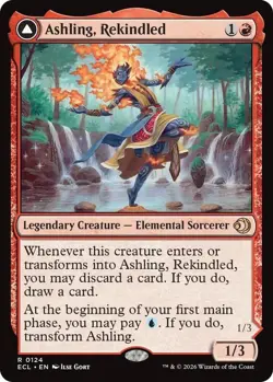 MtG Ashling, Rekindled R 0124 Lorwyn Eclipsed Regular Rare - Image 1