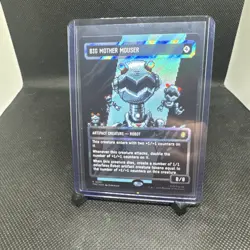 Magic the Gathering: TMNT- Big Mother Mouser (Borderless/Surge Foil) - Image 1