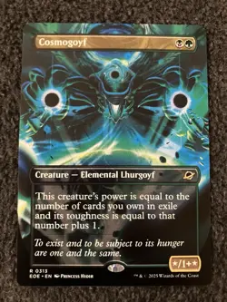 Magic The Gathering MTG - Cosmogoyf (Borderless) - Edge of Eternities - Image 1