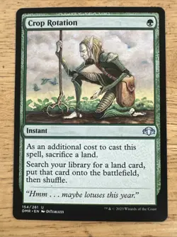 Crop Rotation Dominaria Remastered Regular MTG - Image 1