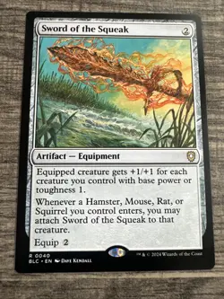 Sword of the Squeak [Bloomburrow Commander] Near Mint - Image 1