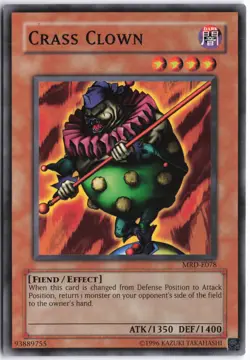 Yugioh - Crass Clown MRD-078 Unlimited - Metal Raiders - Image 1