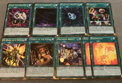 YUGIOH! Gold Rare Rekindling! Mistaken Arrest! My Body As A Shield! + More - Image 1