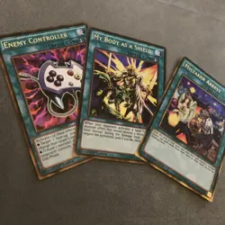 YUGIOH! Gold Rare Rekindling! Mistaken Arrest! My Body As A Shield! + More - Image 4