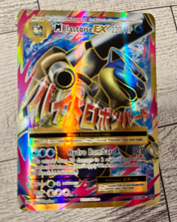Pokemon M Blastoise EX 102/108 Evolutions Full Art Mega Ultra Rare Holo - Image 1
