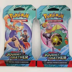 Lot of 2x SEALED Pokemon TCG: Journey Together Sleeved English Booster-US SELLER - Image 1