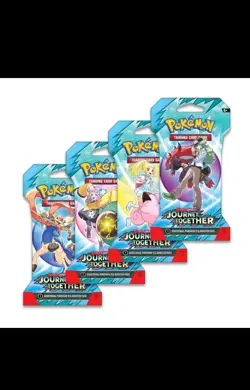 Lot of 2x SEALED Pokemon TCG: Journey Together Sleeved English Booster-US SELLER - Image 2