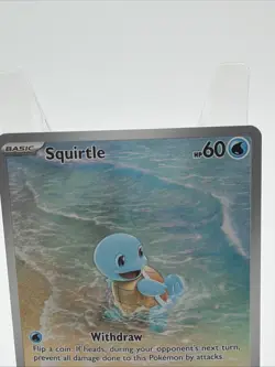 Pokemon Squirtle Full Art Illustration Rare Holo 170/165 Scarlet & Violet 151 - Image 2