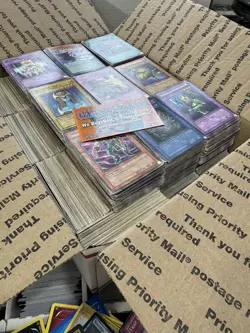 🧙13lbs+ 4500+ UNSEARCHED Old Vintage YuGiOh Bulk Lot Most HP Some Damaged‼💎 - Image 1